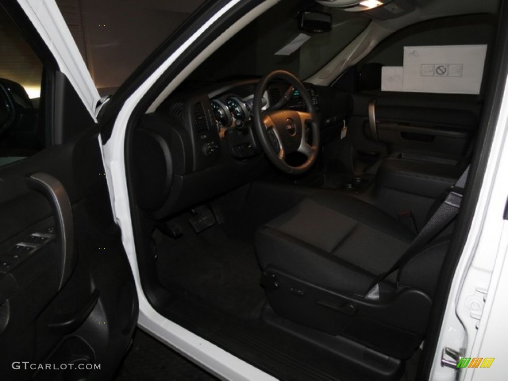 2013 Sierra 1500 SLE Crew Cab 4x4 - Summit White / Ebony photo #4