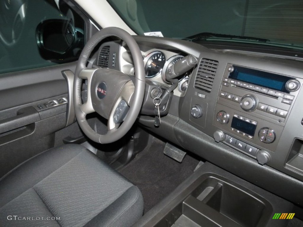 2013 Sierra 1500 SLE Crew Cab 4x4 - Summit White / Ebony photo #5