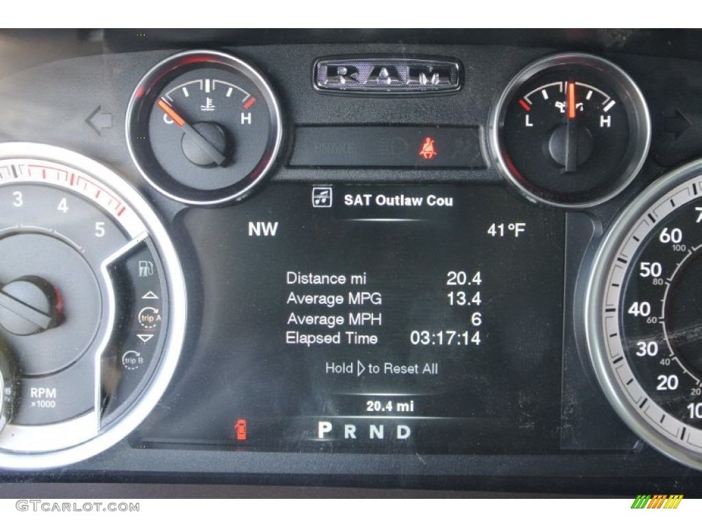 2013 Ram 2500 Laramie Crew Cab 4x4 Gauges Photo #78425717