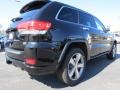 2014 Brilliant Black Crystal Pearl Jeep Grand Cherokee Overland 4x4  photo #3