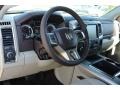 2013 Ram 2500 Canyon Brown/Light Frost Beige Interior Steering Wheel Photo