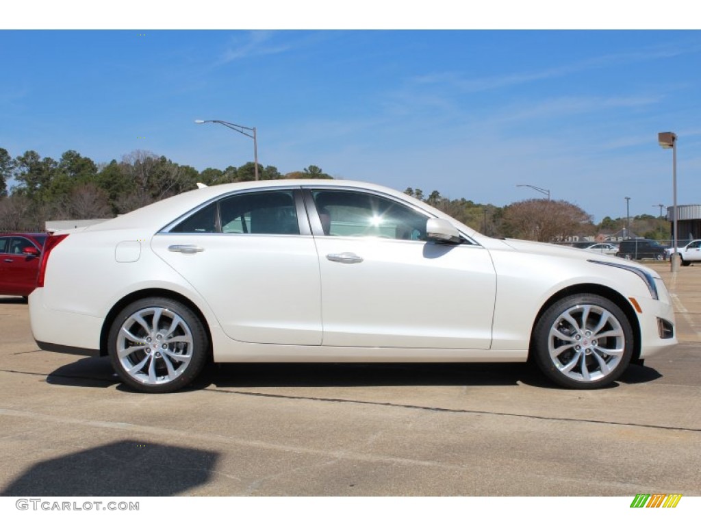 White Diamond Tricoat 2013 Cadillac ATS 3.6L Performance Exterior Photo #78426038