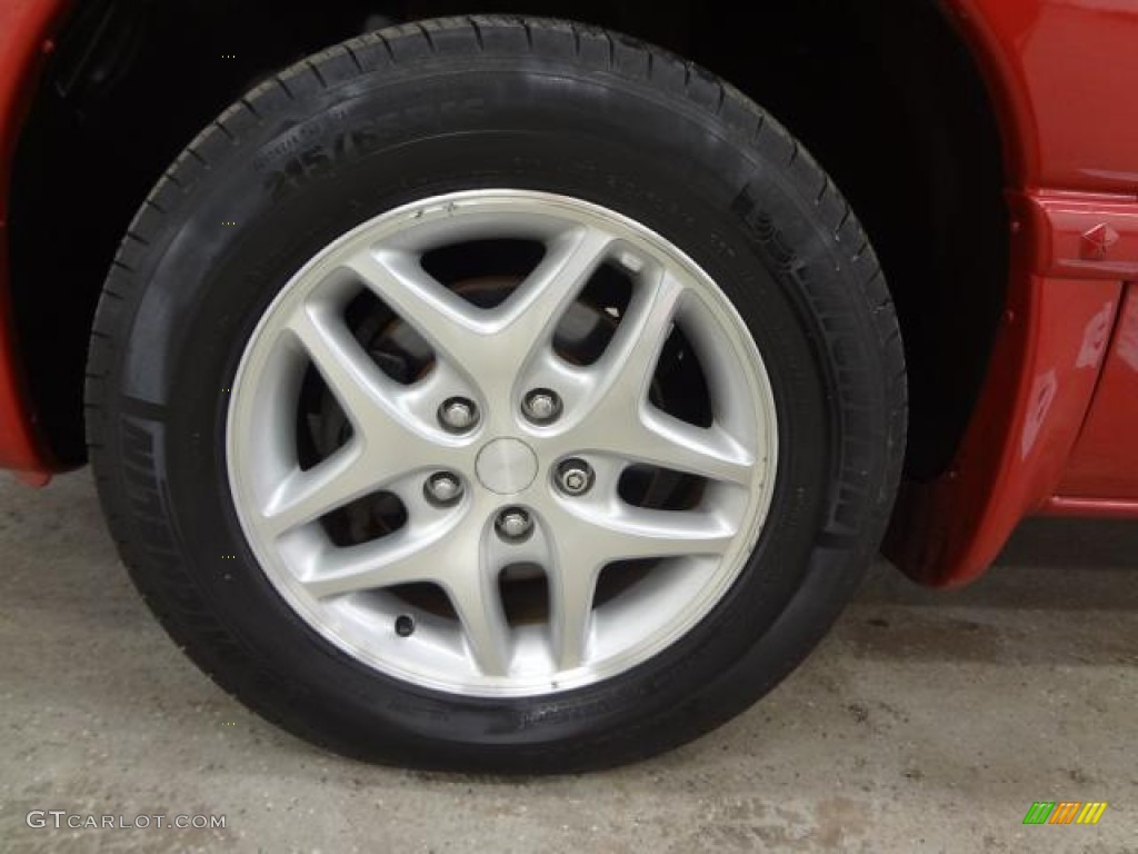 1999 Grand Caravan SE - Inferno Red Pearl / Mist Gray photo #35