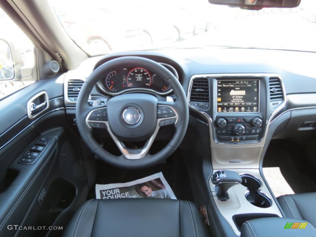2014 Jeep Grand Cherokee Limited Morocco Black Dashboard Photo #78426920