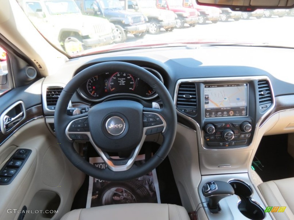 2014 Grand Cherokee Limited - Deep Cherry Red Crystal Pearl / New Zealand Black/Light Frost photo #9