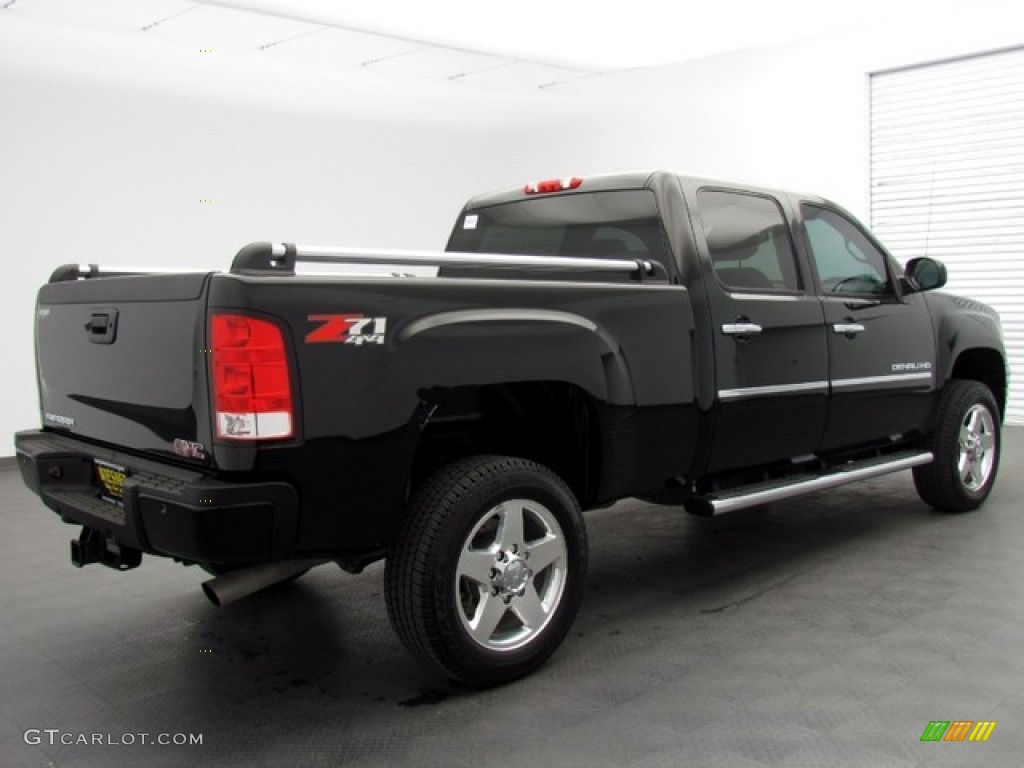 Onyx Black 2013 GMC Sierra 2500HD Denali Crew Cab 4x4 Exterior Photo #78428270