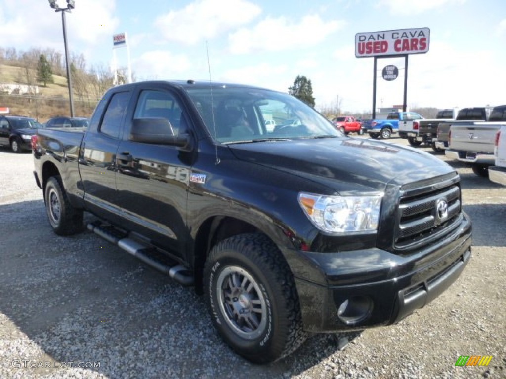 2010 Tundra TRD Rock Warrior Double Cab 4x4 - Black / Black photo #1