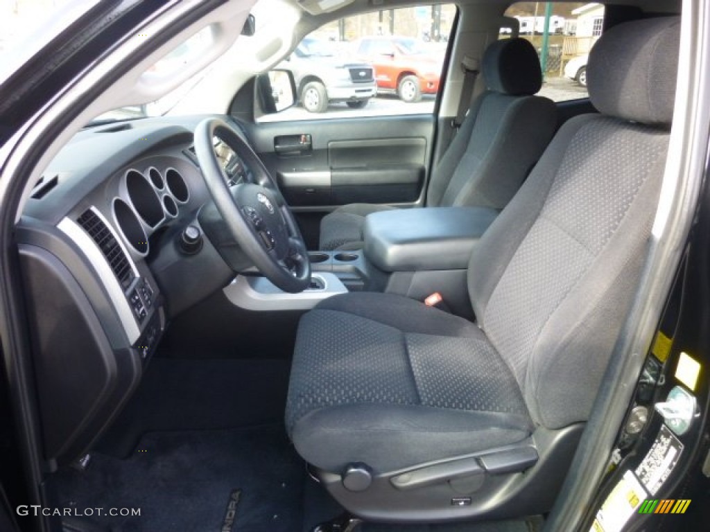 Black Interior 2010 Toyota Tundra TRD Rock Warrior Double Cab 4x4 Photo #78428970