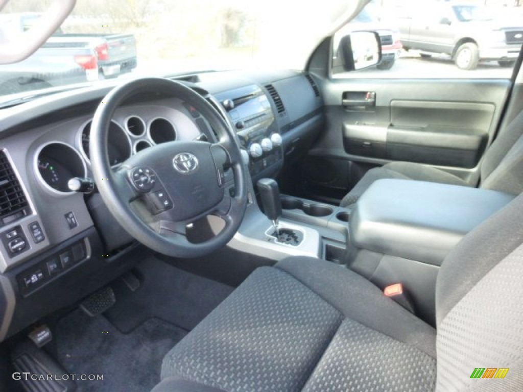 Black Interior 2010 Toyota Tundra TRD Rock Warrior Double Cab 4x4 Photo #78428990