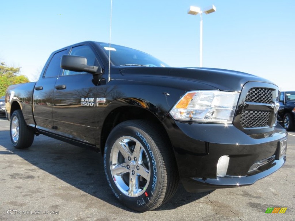 Black 2013 Ram 1500 Express Quad Cab Exterior Photo #78429035