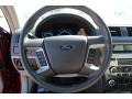 Medium Light Stone 2012 Ford Fusion SEL V6 Steering Wheel