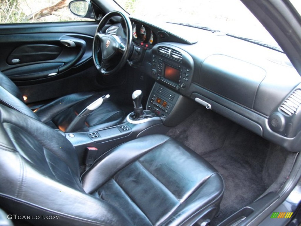 2005 911 Turbo S Cabriolet - Atlas Grey Metallic / Black photo #13