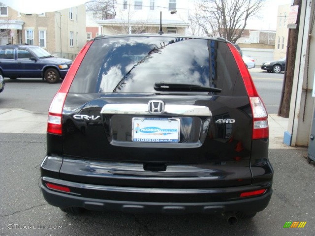 2010 CR-V EX AWD - Crystal Black Pearl / Black photo #5