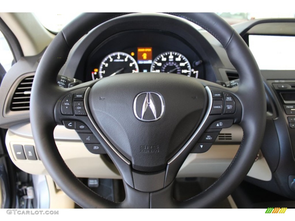 2013 Acura RDX Technology Parchment Steering Wheel Photo #78429875