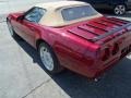 1991 Dark Red Metallic Chevrolet Corvette Convertible  photo #7
