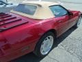 1991 Dark Red Metallic Chevrolet Corvette Convertible  photo #14