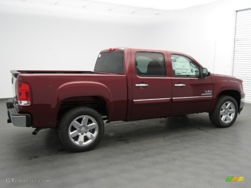 2013 Sierra 1500 SLE Crew Cab - Sonoma Red Metallic / Ebony photo #2