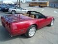 1991 Dark Red Metallic Chevrolet Corvette Convertible  photo #24
