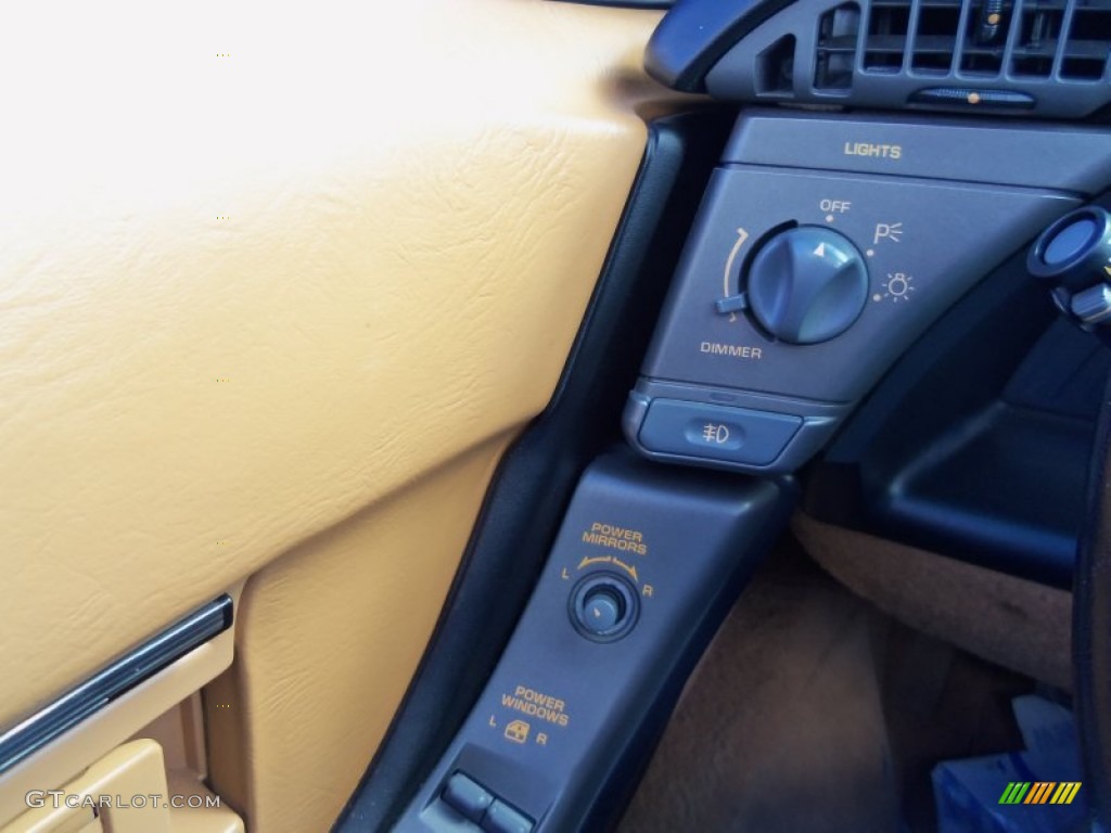 1991 Corvette Convertible - Dark Red Metallic / Saddle photo #45