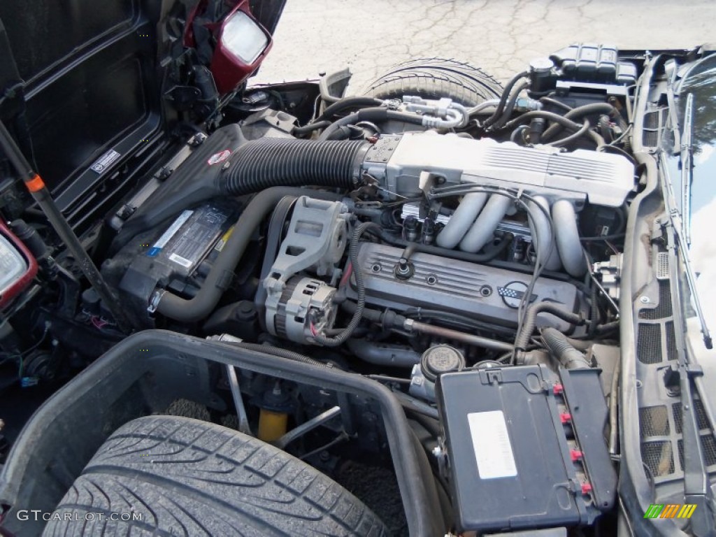 1991 Chevrolet Corvette Convertible 5.7 Liter TPI OHV 16-Valve L98 V8 Engine Photo #78430787
