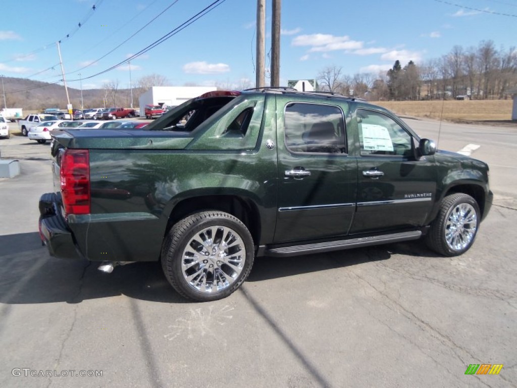 2013 Avalanche LTZ 4x4 Black Diamond Edition - Fairway Metallic / Dark Cashmere/Light Cashmere photo #1