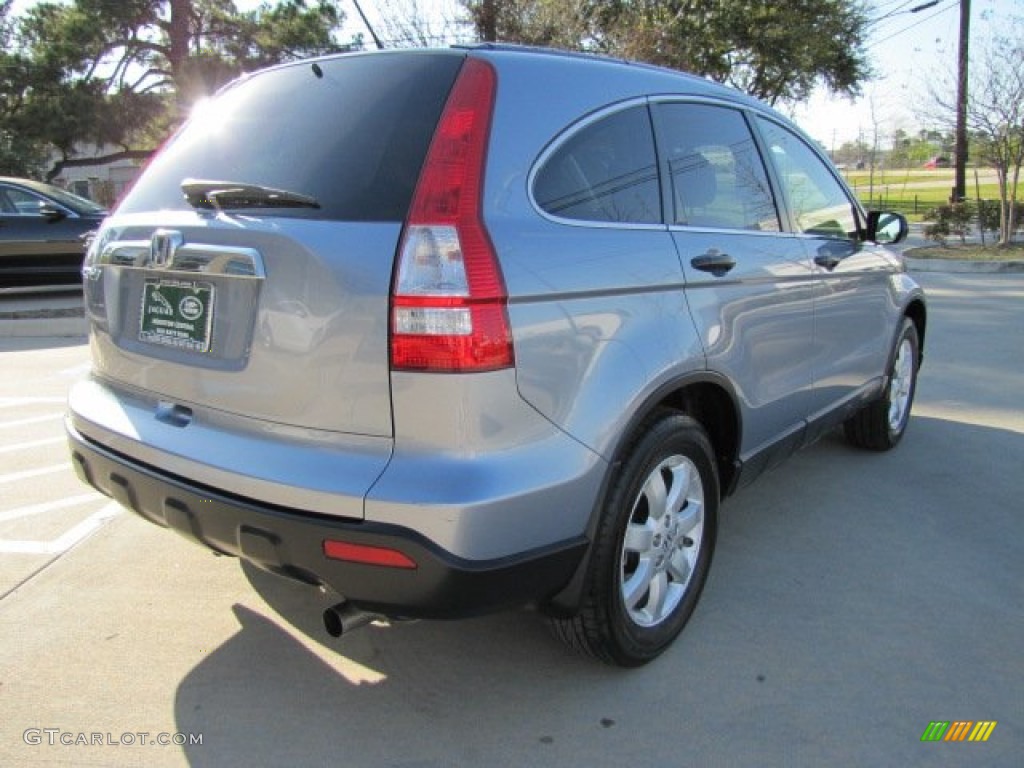 2007 CR-V EX - Glacier Blue Metallic / Gray photo #10