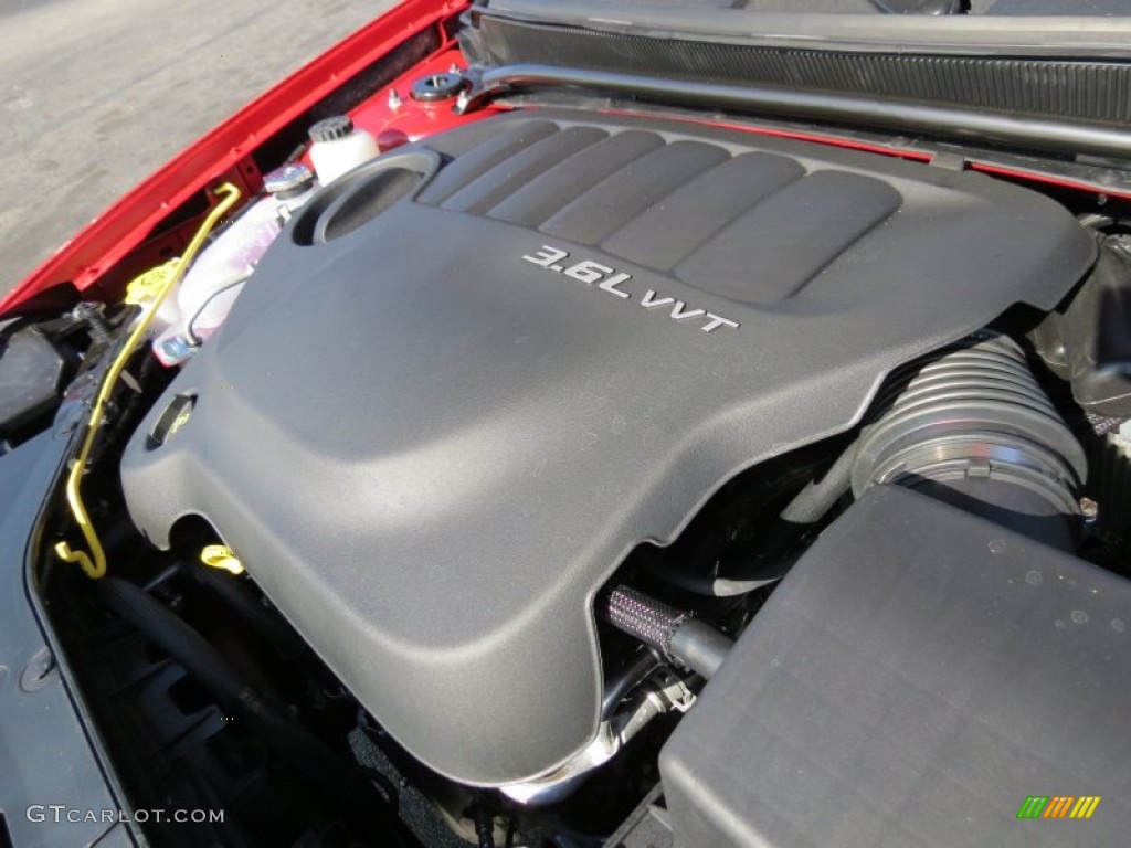 2013 Dodge Avenger SXT V6 Blacktop 3.6 Liter DOHC 24-Valve VVT Pentastar V6 Engine Photo #78432500