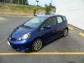 2013 Vortex Blue Pearl Honda Fit Sport  photo #3