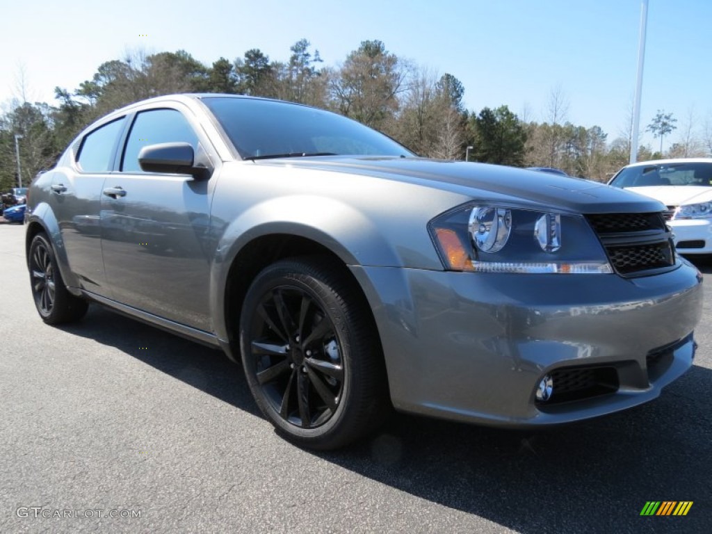 Tungsten Metallic 2013 Dodge Avenger SXT Blacktop Exterior Photo #78433349