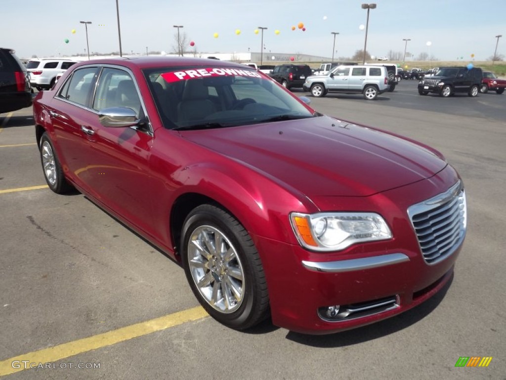 Deep Cherry Red Crystal Pearl 2011 Chrysler 300 Limited Exterior Photo #78434997