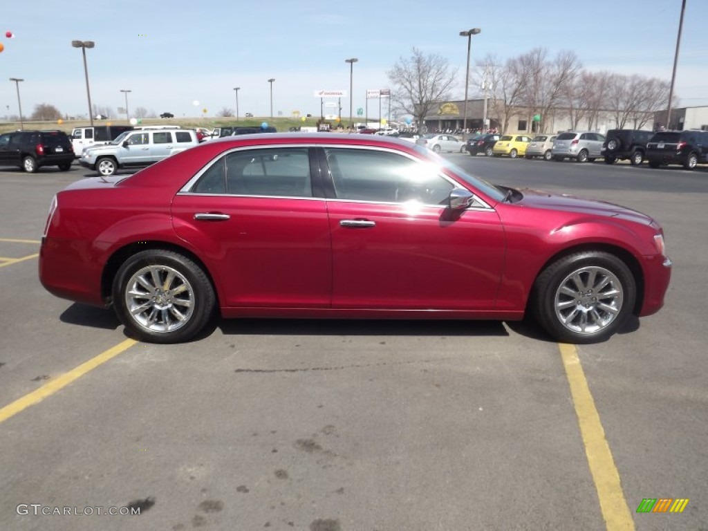 Deep Cherry Red Crystal Pearl 2011 Chrysler 300 Limited Exterior Photo #78435012