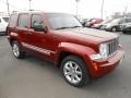 2008 Inferno Red Crystal Pearl Jeep Liberty Limited 4x4  photo #9