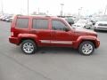 2008 Inferno Red Crystal Pearl Jeep Liberty Limited 4x4  photo #11