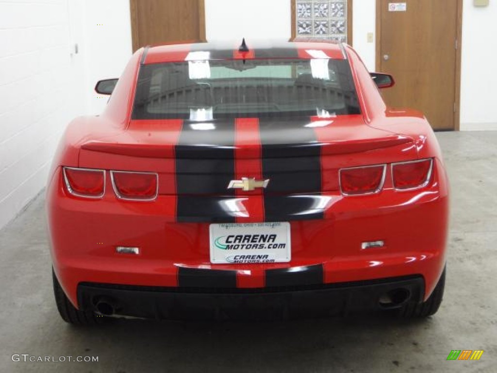 2011 Camaro LT Coupe - Victory Red / Gray photo #10