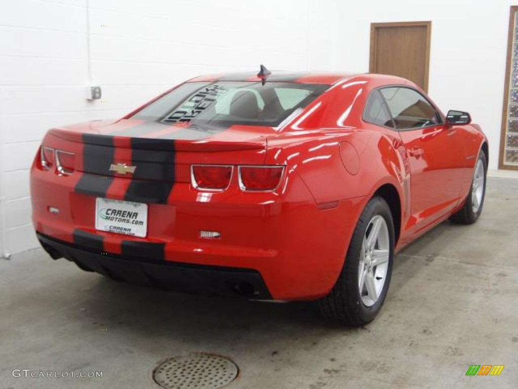 2011 Camaro LT Coupe - Victory Red / Gray photo #11