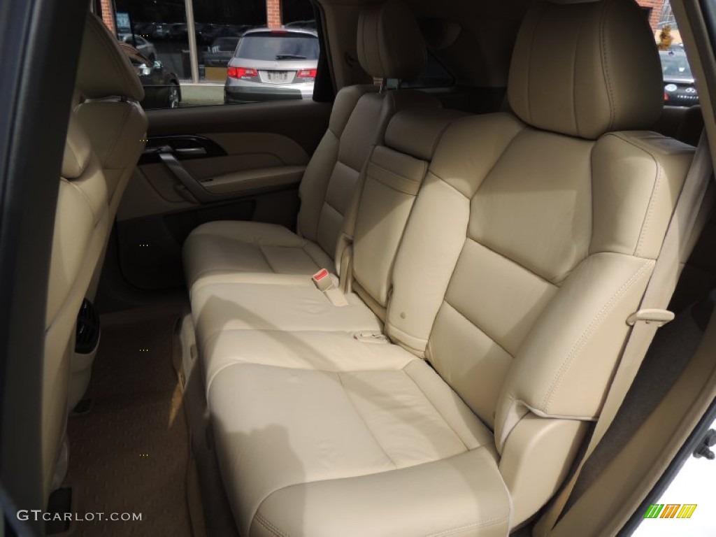 2010 MDX Technology - Aspen White Pearl / Taupe Gray photo #23