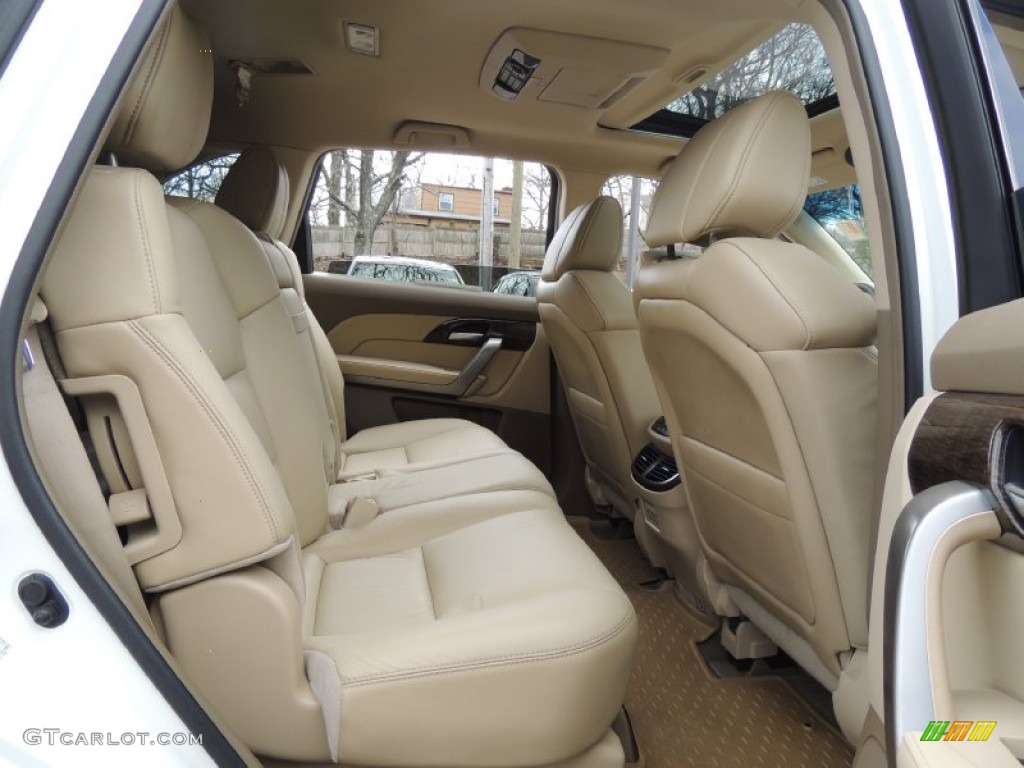 2010 MDX Technology - Aspen White Pearl / Taupe Gray photo #26