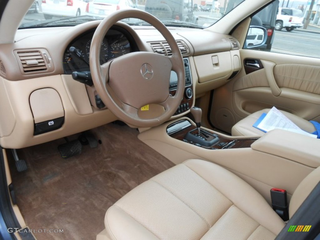 Java Beige Interior 2004 Mercedes-Benz ML 350 4Matic Photo #78436136