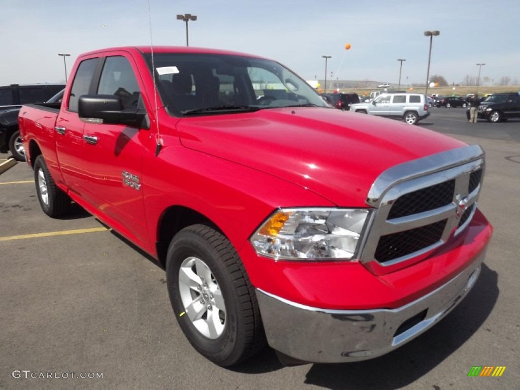 Flame Red 2013 Ram 1500 SLT Quad Cab Exterior Photo #78436165
