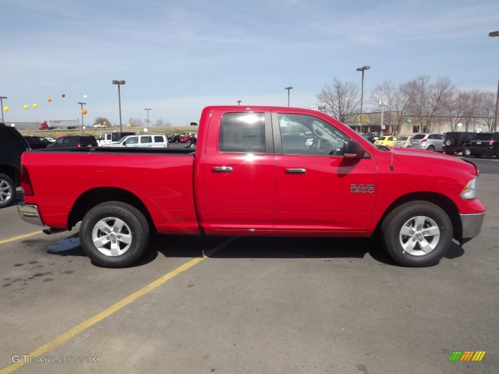 Flame Red 2013 Ram 1500 SLT Quad Cab Exterior Photo #78436187