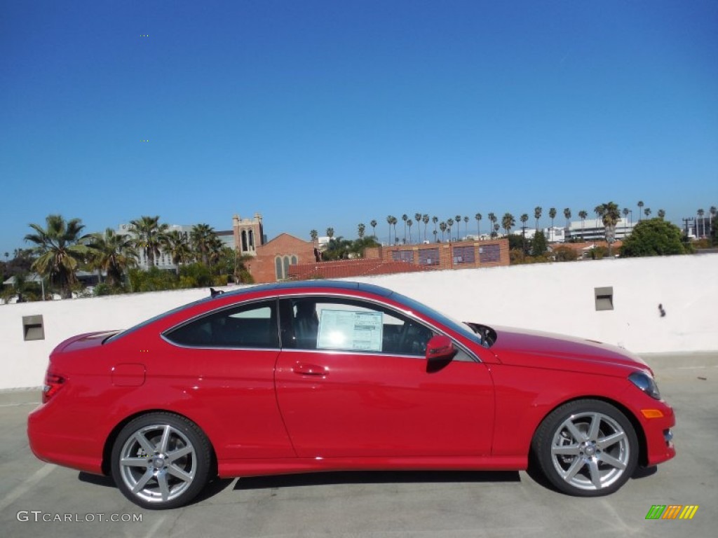 Mars Red 2013 Mercedes-Benz C 250 Coupe Exterior Photo #78437777