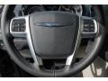 Black/Light Graystone 2011 Chrysler Town & Country Touring - L Steering Wheel