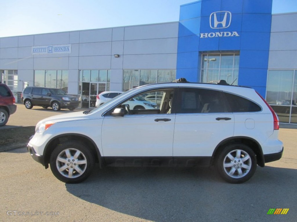 2008 CR-V EX 4WD - Taffeta White / Gray photo #2