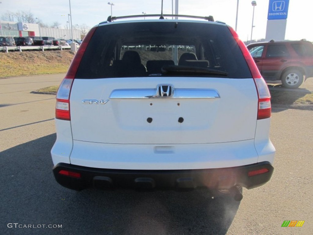 2008 CR-V EX 4WD - Taffeta White / Gray photo #3