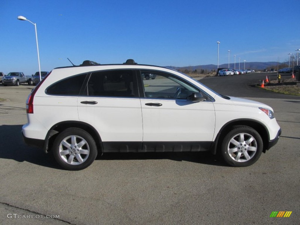 2008 CR-V EX 4WD - Taffeta White / Gray photo #4