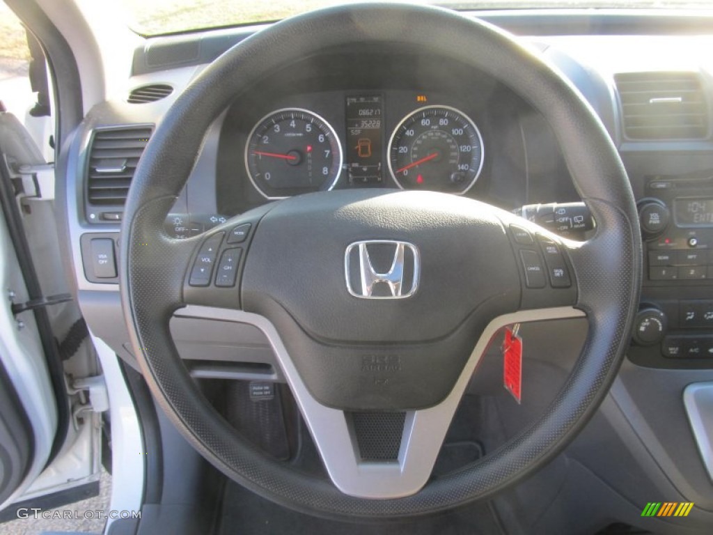 2008 CR-V EX 4WD - Taffeta White / Gray photo #11