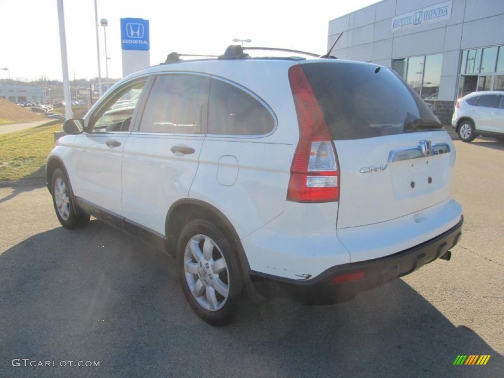 2008 CR-V EX 4WD - Taffeta White / Gray photo #16