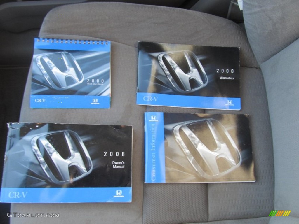2008 CR-V EX 4WD - Taffeta White / Gray photo #19