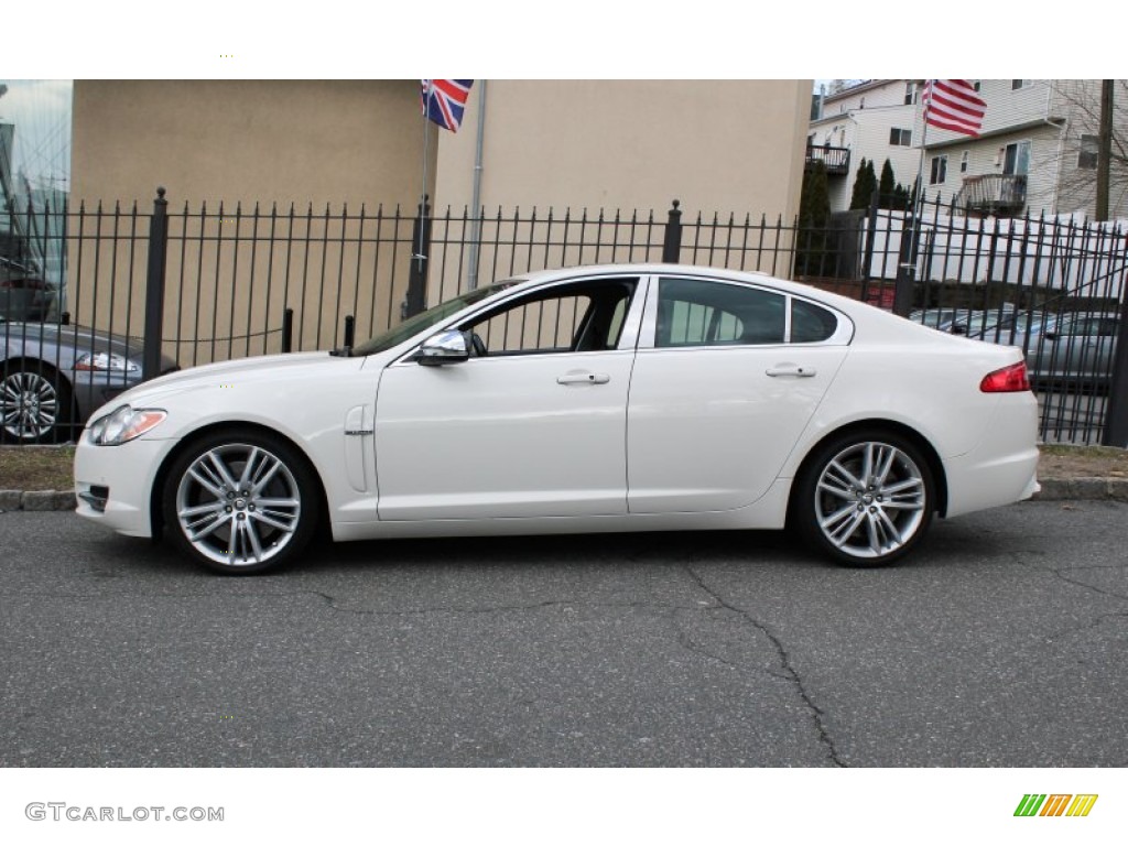 Porcelain White 2010 Jaguar XF XF Supercharged Sedan Exterior Photo #78439889