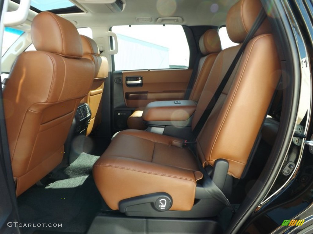 2013 Toyota Sequoia Platinum Rear Seat Photo #78440035